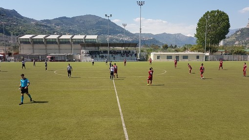 Pareggio ricco di reti tra Ventimiglia e Albenga Pareggio ricco di reti tra Ventimiglia e Albenga