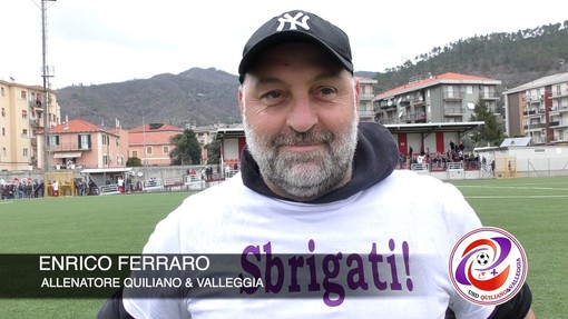 Quiliano&Valleggia, contro il Finale si punta al riscatto. Mister Ferraro: "Cerchiamo di giocarcela ogni partita" Quiliano&Valleggia, contro il Finale si punta al riscatto. Mister Ferraro: "Cerchiamo di giocarcela ogni partita"