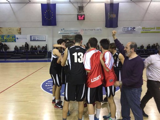 La festa del Basket Albenga a fine gara