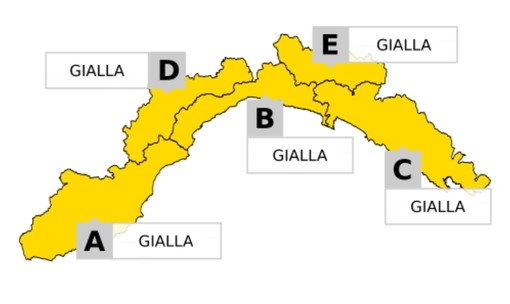 Allerta Meteo. Temporali e possibili grandinate sulla Liguria, nel pomeriggio scatta l'allerta gialla