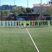 Calcio. Promozione, pari e patta tra Albissole e Bragno: al "Faraggiana" finisce 2-2 Calcio. Promozione, pari e patta tra Albissole e Bragno: al "Faraggiana" finisce 2-2