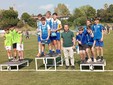 Il podio 4x100 Ragazzi
