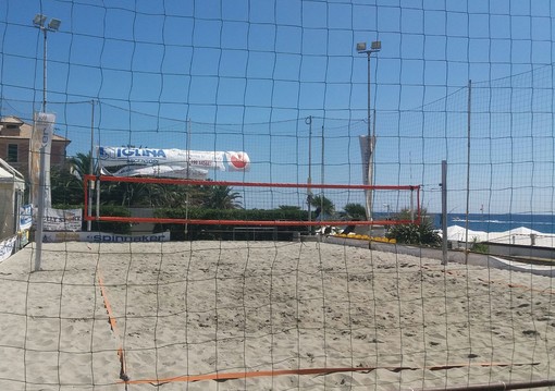L'&quot;Arena Beach&quot; di Albisola, pronta ad ospitare numerose partite del torneo