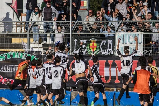 Calcio: riviviamo il 4-1 dell'Albenga sul Taggia nelle immagini di Matteo Pelucchi