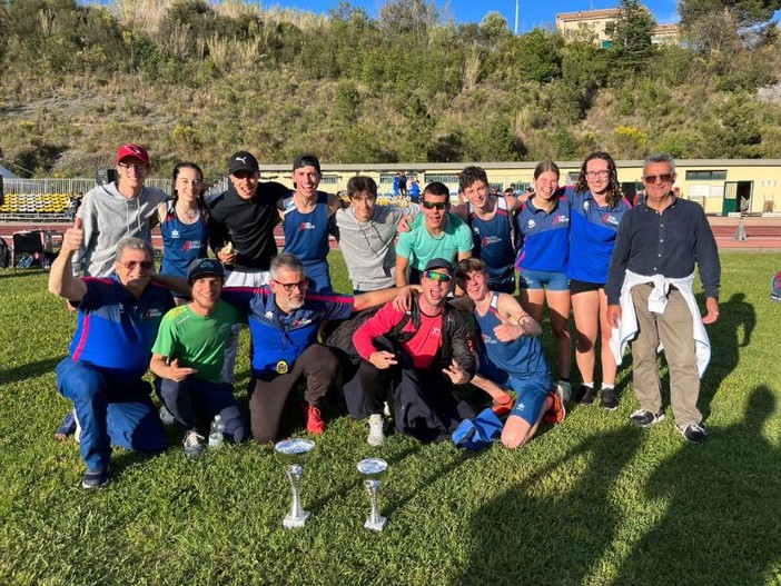 Atletica Arcobaleno. Allievi ed Allieve a Boissano per il Campionato Regionale di Società