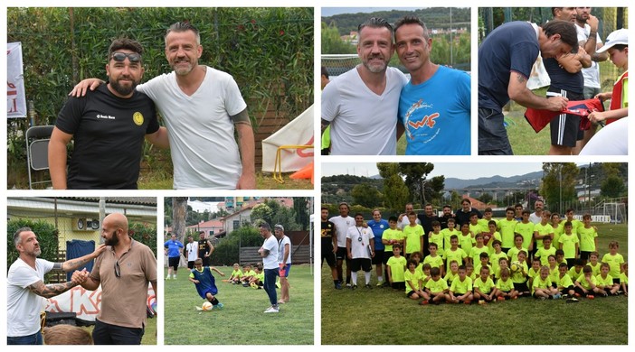 Calcio giovanile. A Cervo continua lo spettacolo dei Mini Camp: dopo Mirko Conte e Stefano Sorrentino protagonisti Flachi, Riganò e Piccareta (FOTO)