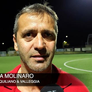 Calcio, Quiliano &amp; Valleggia. Molinaro senza ipocrisie: "Non far bene con questa rosa sarebbe un fallimento. Ho buoni segnali, ma guai a rilassarsi" (VIDEO)