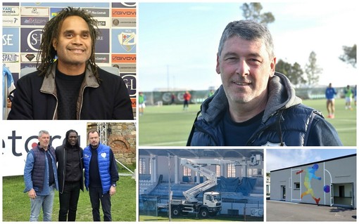 Calcio |  Serie D. La Sanremese alza il livello: Karembeu presidente e Seedorf vice, prosegue l'opera di consolidamento voluta da Alessandro Masu