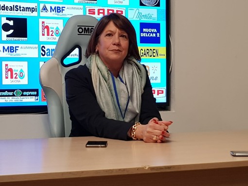 Calcio. Albissola, la presidente Fantino Colla dopo il pari con il Gozzano: "La squadra ha dato il massimo. Questione stadio? Abbiamo presentato il progetto in Comune e alla Lega"