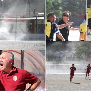 Calcio, Prima Categoria. A Vallecrosia vince il vento. Le immagini esclusive di Don Bosco Valle Intemelia-Veloce Savona (FOTO)