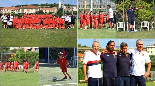 Calcio giovanile. Enorme successo per il 2° Summer Camp della Dianese &amp; Golfo in collaborazione con il Genoa (FOTO e VIDEO)