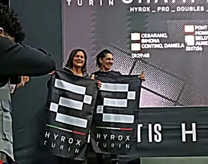 Hyrox | il CrossGym Albenga sul podio internazionale: a Torino Daniela Contino e Simona Cesarano conquistano il terzo posto Hyrox | il CrossGym Albenga sul podio internazionale: a Torino Daniela Contino e Simona Cesarano conquistano il terzo posto