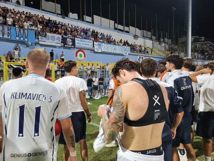 Calcio | Il derby di Coppa è della Sanremese. La parola agli allenatori: Festa "Una vittoria che fa bene al morale", Lerda "Peccato non aver chiuso la partita" Calcio | Il derby di Coppa è della Sanremese. La parola agli allenatori: Festa "Una vittoria che fa bene al morale", Lerda "Peccato non aver chiuso la partita"