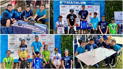 Triathlon, Doria Nuoto Loano presente a Varedo per la seconda tappa del Circuito nord ovest Triathlon, Doria Nuoto Loano presente a Varedo per la seconda tappa del Circuito nord ovest