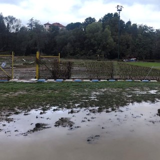 Calcio. Un’altra notte drammatica a Dego: l'alluvione spazza di nuovo via il Perotti (FOTO)