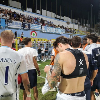 Calcio | Il derby di Coppa è della Sanremese. La parola agli allenatori: Festa "Una vittoria che fa bene al morale", Lerda "Peccato non aver chiuso la partita"