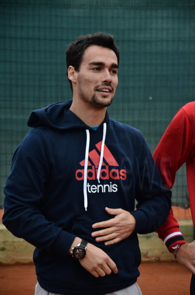 Tennis: lieve stato febbrile, annullato l'allenamento di Fabio Fognini questa mattina al Ct Sanremo