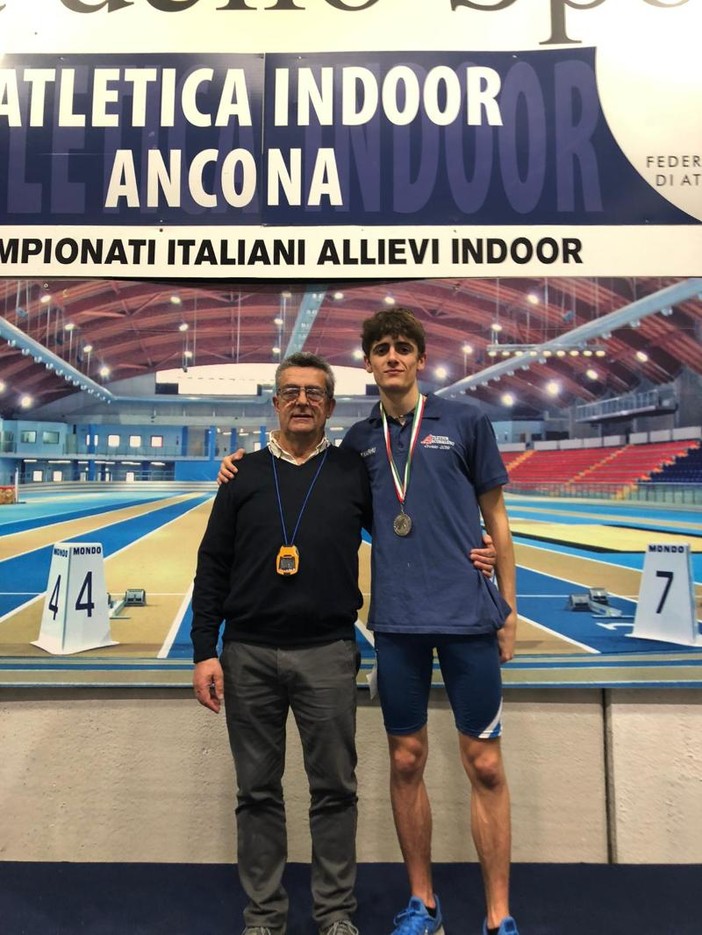 Atletica Arcobaleno: doppio argento ai campionati italiani indoor, sul podio Anabel Vitale e Marco Zunino