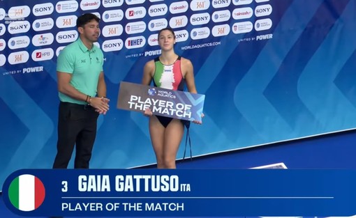 Pallanuoto | Ai mondiali Under 16 brilla la stella della loanese Gaia Gattuso Pallanuoto | Ai mondiali Under 16 brilla la stella della loanese Gaia Gattuso