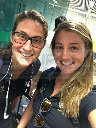 Nella foto Giulia Gorlero e Giulia Emmolo: le due imperiesi protagoniste con il Setterosa ai Mondiali di Budapest