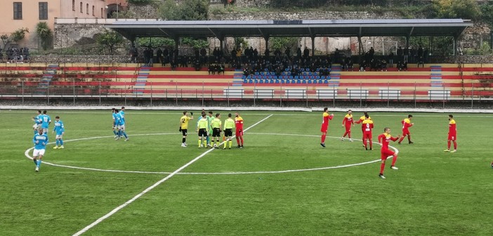 Calcio. Coppa Italia di Eccellenza: punteggio tennistico per l'Albenga, 6-1 al Pietra Ligure Calcio. Coppa Italia di Eccellenza: punteggio tennistico per l'Albenga, 6-1 al Pietra Ligure