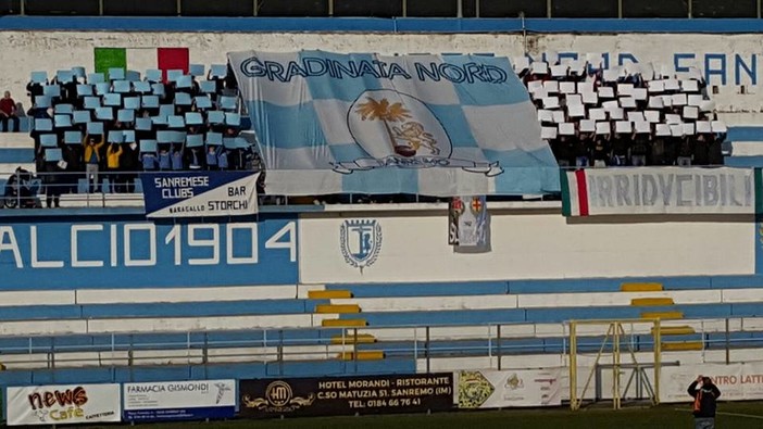 Calcio: la Virtus passa da 'Sanremo' a 'Sanremese', i tifosi irriducibili non ci stanno "Troppa confusione" Calcio: la Virtus passa da 'Sanremo' a 'Sanremese', i tifosi irriducibili non ci stanno "Troppa confusione"