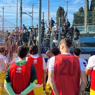 Nerazzurri a rapporto sotto la Nord (Foto Flammia)