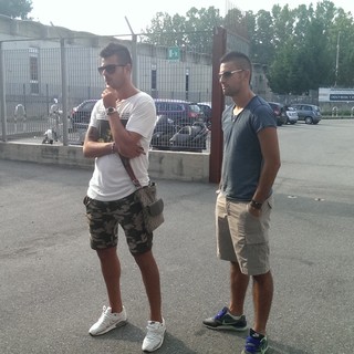 facce tirate per Simone Aresti e Francesco Virdis al raduno del "Sanna"