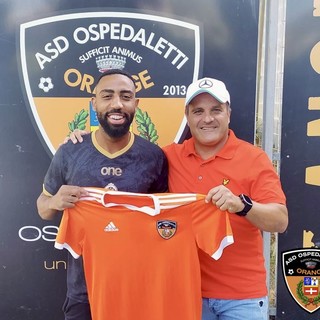 Iliasse El Kamli con mister Fabio Luccisano