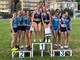 Il podio della staffetta 4x100 Allieve Il podio della staffetta 4x100 Allieve