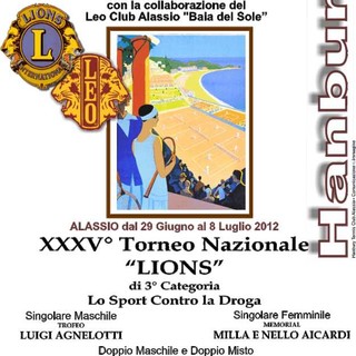 Tennis: dal 29 giugno parte il XXXV Torneo Nazionale “Lions”