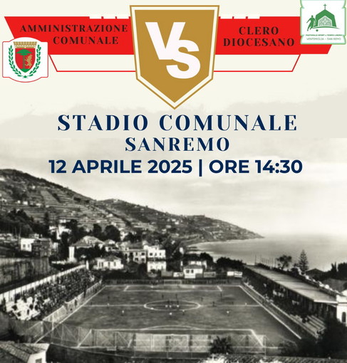 Sanremo: sabato prossimo al 'Comunale' partita per beneficienza tra Amministratori e Preti della Diocesi Sanremo: sabato prossimo al 'Comunale' partita per beneficienza tra Amministratori e Preti della Diocesi