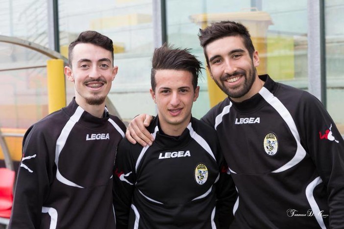 Alessandro Monteleone (al centro), assieme a Leone e Giguet