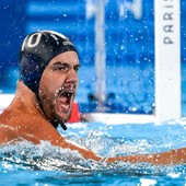 Lorenzo Bruni con la calottina dell'Italia