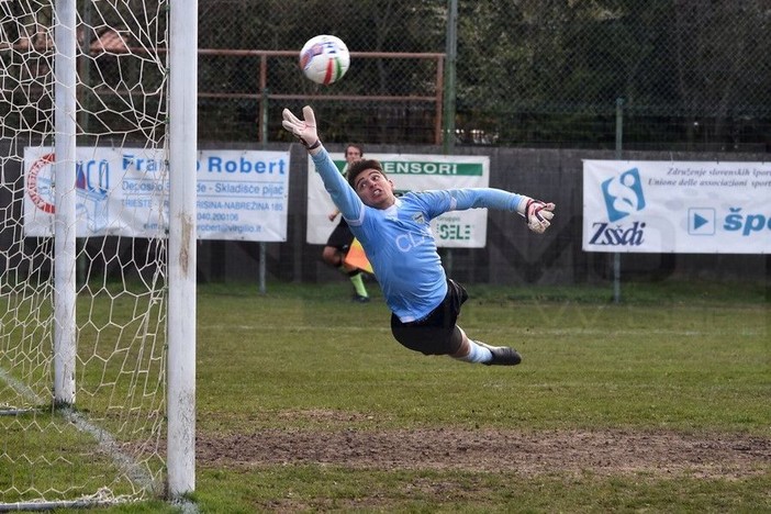 Nella foto Matteo Geraci in azione