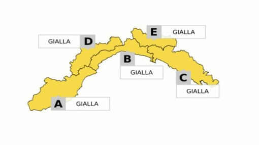 Maltempo in arrivo, scatta l'allerta gialla anche nel Ponente: temporali fino a domenica pomeriggio Maltempo in arrivo, scatta l'allerta gialla anche nel Ponente: temporali fino a domenica pomeriggio