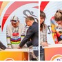 Lotte Kopecky e Tadej Pogačar inaugurano la tradizione: dopo l'arrivo della Milano-Sanremo le loro impronte per la 'Walk of Fame' (Foto) Lotte Kopecky e Tadej Pogačar inaugurano la tradizione: dopo l'arrivo della Milano-Sanremo le loro impronte per la 'Walk of Fame' (Foto)