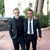 Un abbraccio tra Roberto Iannolo e Marco Simone prima della rottura