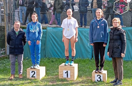 Il podio Junior con Cusato 1a e Mantero 3a Il podio Junior con Cusato 1a e Mantero 3a