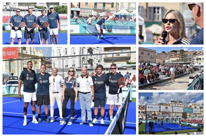 'Sanremo Padel Tour': piazza Colombo in visibilio per gli ex campioni del calcio e per le 'Leyendas' della racchetta (Foto e Video) 'Sanremo Padel Tour': piazza Colombo in visibilio per gli ex campioni del calcio e per le 'Leyendas' della racchetta (Foto e Video)
