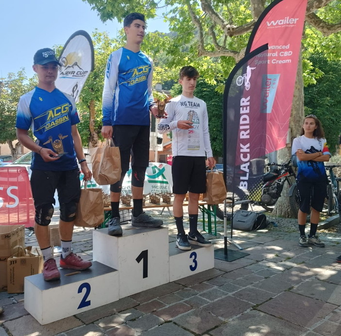 Mountain Bike: ottimo terzo posto per Samuele Mistrett (Psv Vallecrosia) all'Azur Cap di ieri a Tenda