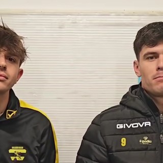 Calcio. Baia Alassio Auxiliam, con l'Altarese una rimonta che vale il primato, esultano Hamati e Sacco: "Inizio difficile, ma non abbiamo mollato"