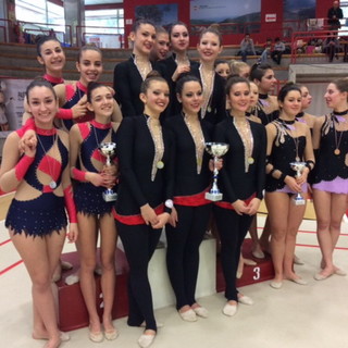Ginnastica: buoni risultati per la Riviera dei Fiori ed Il Cerchio D’Oro nella finale regionale del Syncrogym