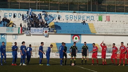 Calcio, Coppa Italia Serie D. Alla Sanremese il primo round della semifinale: Scalzi piega la Folgore Caratese