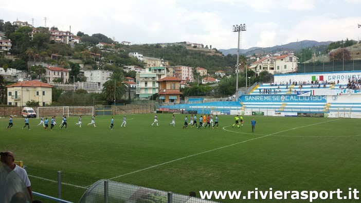 Calcio, Serie D. Inzuccata da tre punti di Sirigu: Viareggio ko a Sanremo (FOTO)