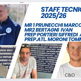 Calcio: la Virtus Sanremo punta alla promozione con mister Marco Prunecchi, ora scatta il mercato Calcio: la Virtus Sanremo punta alla promozione con mister Marco Prunecchi, ora scatta il mercato