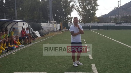 Luca Calcagno, allenatore del Varazze Luca Calcagno, allenatore del Varazze