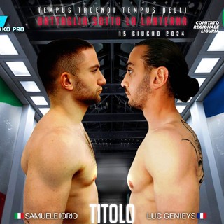 Kombat Team Alassio: Samuele Iorio sul ring a Genova, sarà "Battaglia sotto la Lanterna" per il titolo mondiale Wako Pro K1