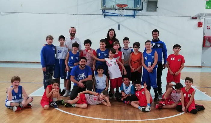 Pallacanestro: allenamento congiunto sabato scorso per le formazioni giovanili di Vado ed Olimpia Basket
