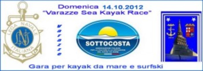 Varazze: attenzione, domenica arrivano le canoe da mare! Varazze: attenzione, domenica arrivano le canoe da mare!